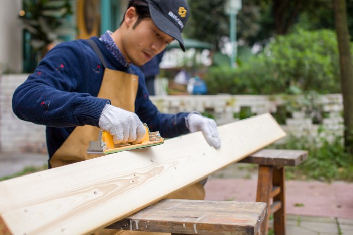 手工达人亲手教你用500元制作一张日式实木床